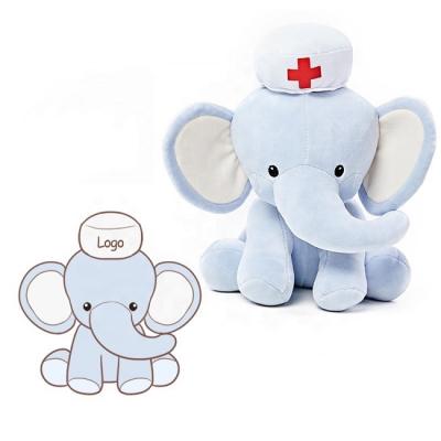 China Eco-friendly Guangxi Fuying Stuffed Animal Elephant Plush Toy Custom Stuffed Toys for sale