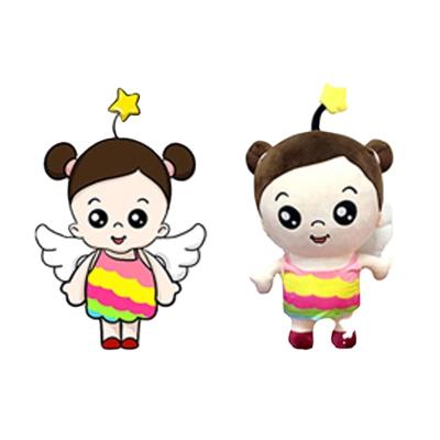 China Best Stuffed Plush Toy OEM Made Small Soft Plush Toy Angel Custom Stuffed Plush Toys Cute Baby - Doll for sale