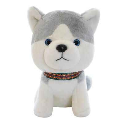 China Hot Selling Kawaii Stuffed Animals Kids Soft Cute Interactive Doll Gift Dogs Plush Toys Husky Doll For Valentines for sale