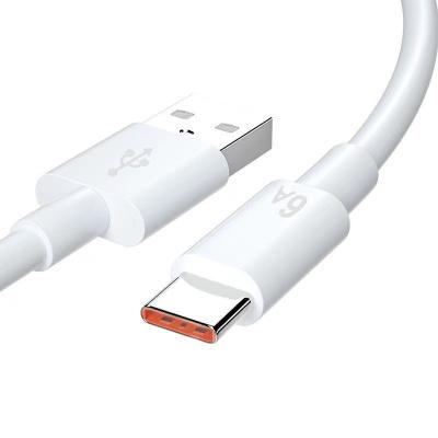 China Wholesale High Quality PVC MP3/MP4 Player Fast Charging 6A Cable For Android Mobile Phone Type C To Type C Data Cables USB C Charging Cable for sale