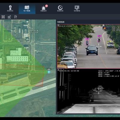 China Radar de detección de drones personalizado PTZ y tecnología de imagen con protección de seguridad en venta