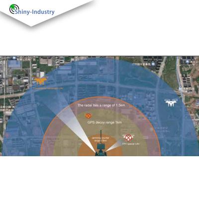 Chine Radar de détection de drones à bande X Surveillance des frontières IP66 Protection haute en temps réel à vendre