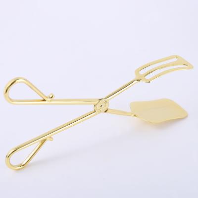 China Zinc Alloy Food Tong Kitchen Cake Food Kitchen Tools Sustainable Food Tong Kitchen Tongs for sale