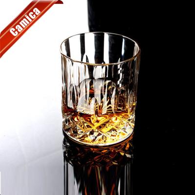 China Wholesale Current Viable 11oz Crystal Diamond Whiskey Glass for sale