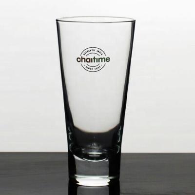 China Stocked Thick Low 15oz Beer Glass; beer glass print for sale