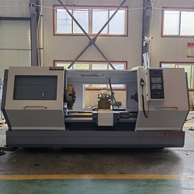 China Machinery repair shops CK6163 CK6180 china factory price heavy duty flatbed metal hole cnc large lathes on sale for sale