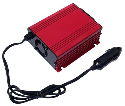 China 150w car cup shape power inverter dc 12v to ac 110v car converter with usb charging port HD-N150 for sale