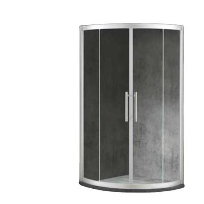 China TNS R Enclosure Modern Panel Shower Bathroom Aluminum Sliding Glass Door for sale