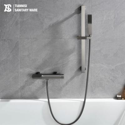 China With slide bar floor standing bathtub faucet TC1010-5Q, faucet for bathtub, bathtub faucet copper wall antique for sale