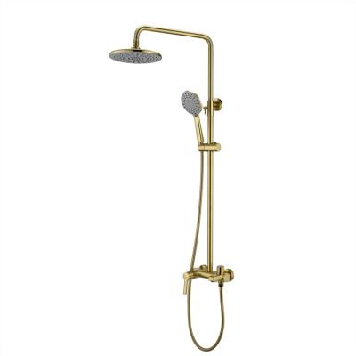 China With slide bar TC1002-4AL gold faucets bathroom, faucet luxury bathroom, tub shower faucet for sale