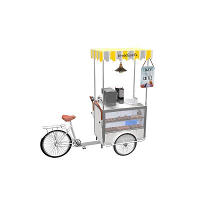 China Hotels Electric Mini Electric Freezer Food Bike Coffee Fridge Freezer Food Pizza Delivery Bike for sale