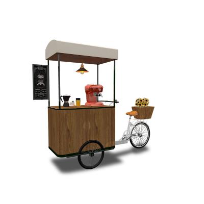 China Food-cafe bike china coffee bike street food tricycle winery street food vending bicycle mobile bicycle retro bike for sale