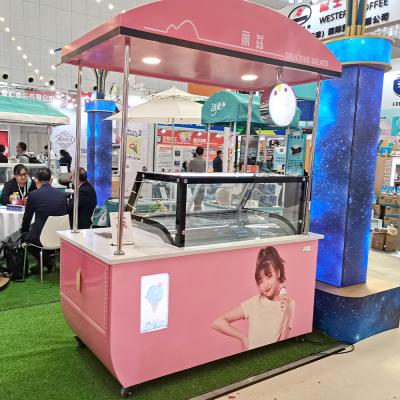 China Outdoor Food Kiosk Mini Food Kiosk Interior Mall Design Ideas Commercial Food Sourcing Container House Noodle Counter Kiosk for sale