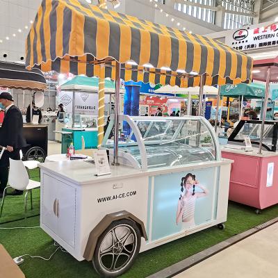 China Catering Refrigerated Food Trailers Commercial British Italian Churros Ice Food Supply Trailer For Ice Cream Food Trailer With Inclusion In USA for sale