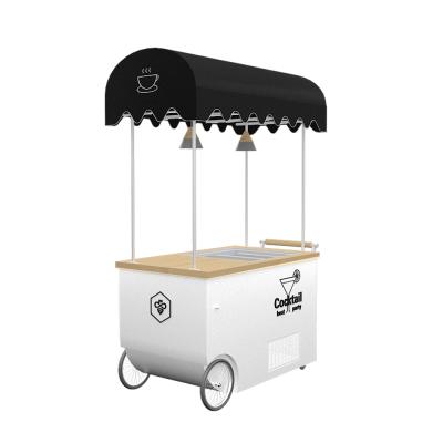 China Beach Verified Commercial Supply Logo Cart Stand Trolley Modern Hot Dog Trailer Tuk Tuk Small Hot Dog Trailer Hot Dog Cart For Sale for sale