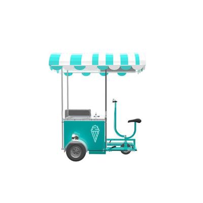 China Snack/Beverage/Breakfast/Coffee hot selling easy to use mobile transport e coffee cart for outdoor used food bike for sale