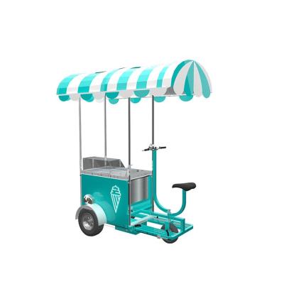 China Snack/drink/breakfast/coffee wholesale easy to use ice cream design small outdoor vendor good food for sale mobile cart coffee bike for sale