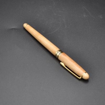 China China fine-made high-end maple wood fountain pens with black or blue refill for sale