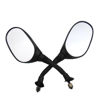 China Promotional Metal+ABS plastic+glass+rubber Rear View Mirror Motorcycle Panoramic Rear View Mirror for sale