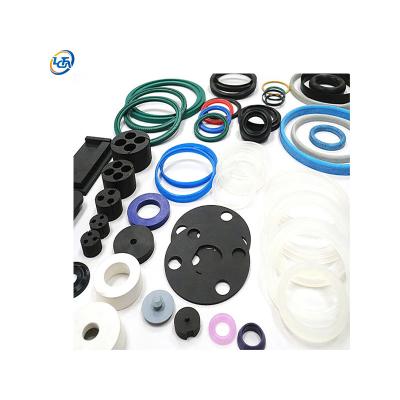 China Industrial Custom Molded Heat Resistant Flat Rubber Gasket Seals NBR EPDM FKM Silicone Rubber Gasket for sale