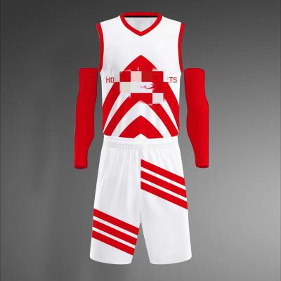 China Summer Breathable High Quality Custom Sports Wear Tank Top Digital Printing Basketball Uniform Clothes for sale