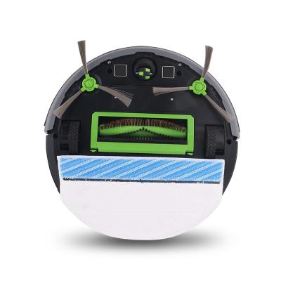 China Mini Automatic Robotic Sweeper Smart Robot Vacuum Cleaner Rechargeable For House Carpeting Power Battery Time 333*335*78mm for sale