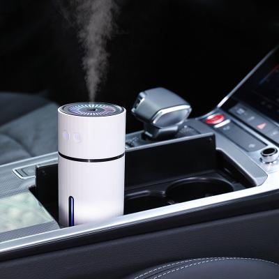 China Mini Cool Mist Spray Maker 260ML Portable Desktop Air Diffuser Car Facial Fogger Humidifier For Office Car for sale