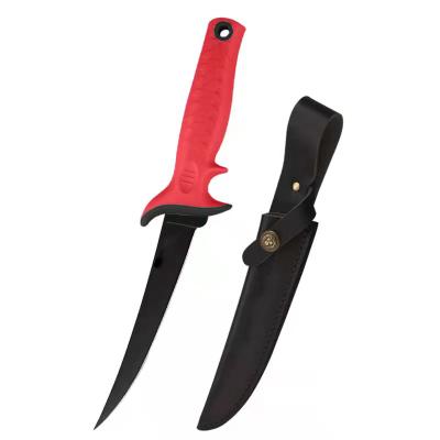 China 2022 New 7 Inch Tapered Handle Flex Fillet Knife With Non-Slip Handle Non-Slip Fishing Knife for sale