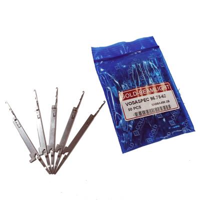 China VOSASPEC 96.75-62 textile gold-beamlight flat knitting needle for Fengfang shoes upper machine for sale