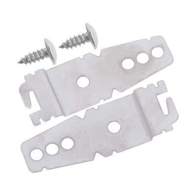 China 2-Pack 8269145 Undercounter Hotel Dishwasher Mounting Bracket Replacement Part Fit For Ken-more Whirlpool Dishwasher Machine for sale