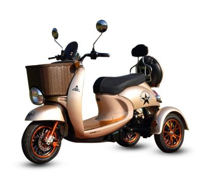 China 500w passenger mobility three wheel china electric scooter for elder for sale