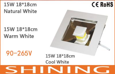 China ROHS Approved 15watt 1200Lm Airports COB LED Downlight 75 CRI 50000h for sale