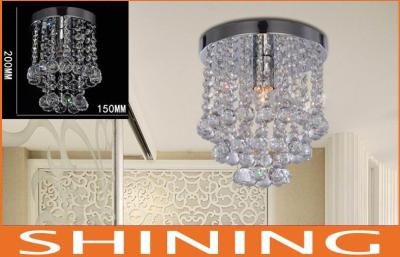 China Cool White Hotel Lighting Crystal Suspension Light ROHS Approved for sale