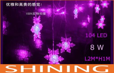 China Low Power 3m * 0.75mm RGB LED Curtain Lights 50000h Long Life for sale