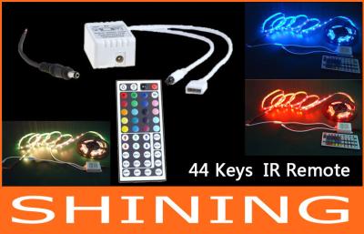 China 44 Keys 12V LED Strip Light IR Remote Controller 5m - 10m Control Range for sale