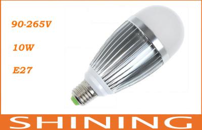 China 180° 10watt 900Lm E27 LED Light Bulbs 90V - 265V 3000K Warm White Lamps for sale