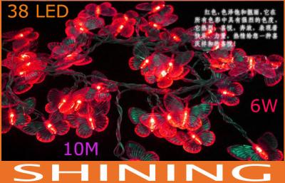 China Holiday 38pcs 10m RGB LED String Lights , Indoor Lighting Fixture for sale