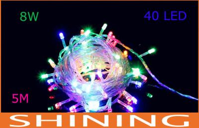 China Multi-Color 220V Waterproof LED String Lights For Outdoor Decoration for sale