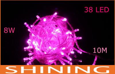 China CE Approved Flexible Multi-color LED String Light Transparent Bule Rubber Wire for sale