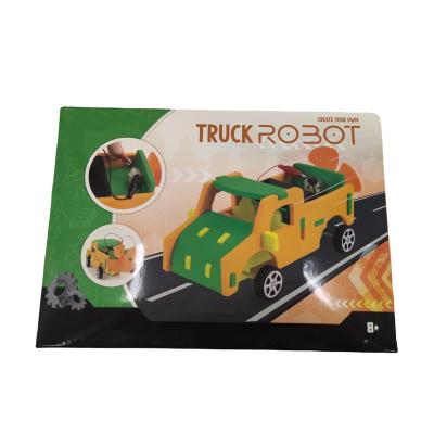 China Fun Educational Toys Popular Among Children New Product Truch Robot Game ER-TG008 for sale