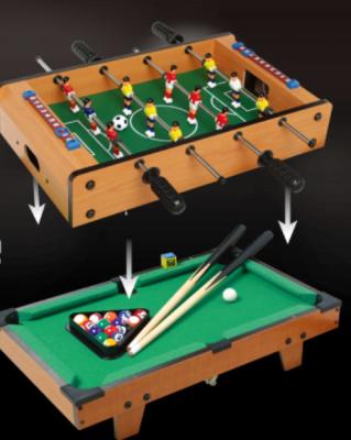 China CDM+PP+PS+HIPS 2 In 1 Billiards Table Multi Functional Gaming Table Mini Soccer And Gaming for sale