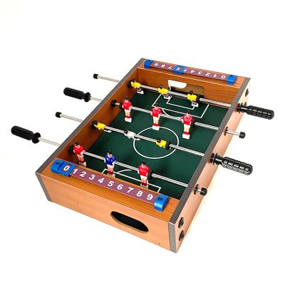 China Indoor Kids Football Sport Toys Wooden Foosball Table Game Mini Soccer Table For Children W34.5W36*7CM for sale