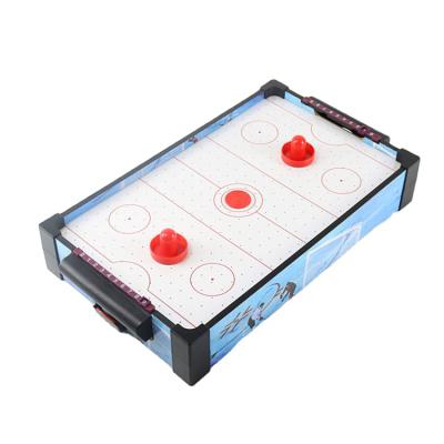 China MDF+HIPS+PP+PS Mini Air Hockey Table Game Portable Mini Air Hockey Table with LED Lights for sale