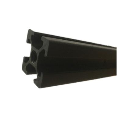 China Custom Extruded Black Industrial Aluminum Transport Tools Profiles 6063 6005 6061 6082 for sale