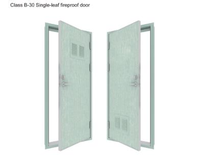 China Class B-30 Soundproof Marine Sea Single Leaf Door Fireproof Watertight Door for sale