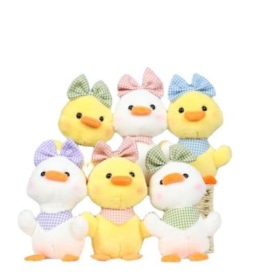 China Fasion Plush Toy Stuffed Toy Little Duckling Cute Yellow Bag Doll Central Statistical Institute Of Statistics Hanging Head Chain Doll for sale