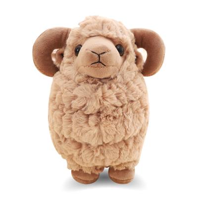 China Plush Chinese OEM Hot Selling 2022 Goat Plush Brown Kids Toys Lifelike Sheep for sale