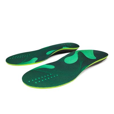 China EVA+TPU+Gel+BK Mesh Design New Sports Othotic Insole Flat Corrective Foot Arch Support Insole for sale