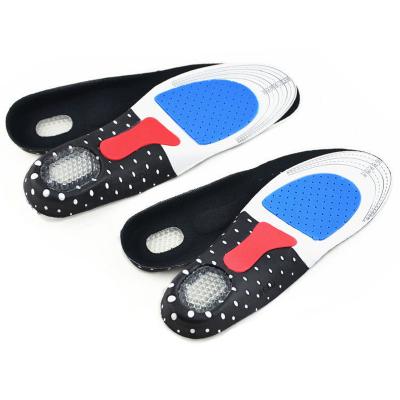 China Sweat-proof Insoles Sweat-absorbent Eva Insoles Sports Mesh+EVA+ Jel Breathable Cushioning Training Insoles for sale