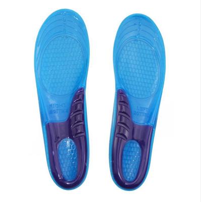 China Velvet + (Silicon) HPE Best Price Custom Design Silicone Thickened Shock Absorbing Sports Insole for sale